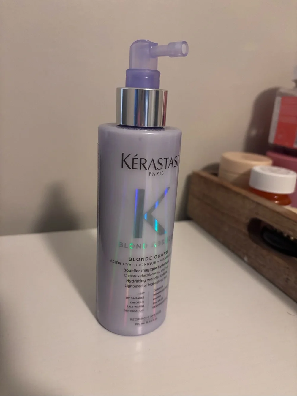 Kerastase Blond Absolu Hair Shield - Lavender Bottle